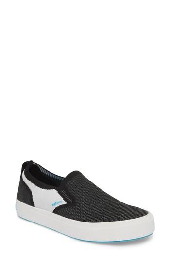 Women's Native Shoes Miles Liteknit Slip-on Sneaker M - Black