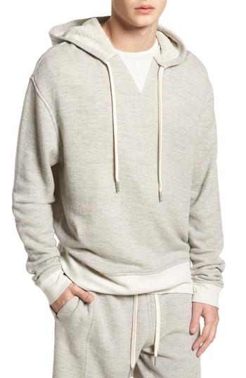 Men's Treasure & Bond Reverse Terry Hoodie - Grey
