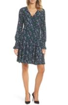 Women's Michael Michael Kors Boho Floral Print Dress - Blue
