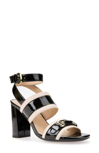 Women's Geox Amalitha Sandal Us / 35eu - Black