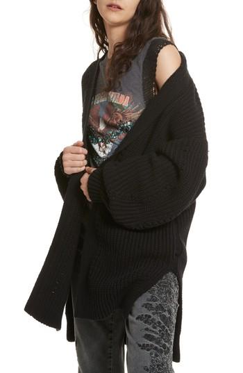 Women's Free People Nightingale Cardigan - Black