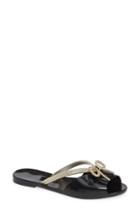 Women's Melissa Ela Chrome Slide Sandal M - Black