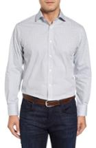 Men's Thomas Dean Geo Print Sport Shirt - Blue