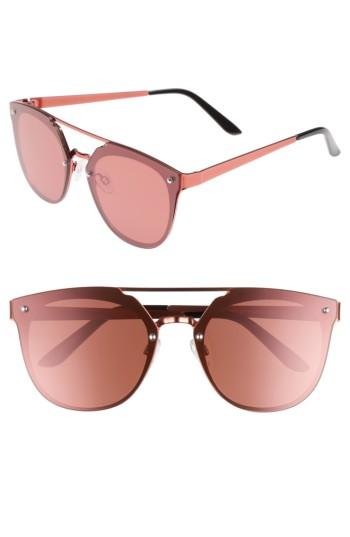 Women's Leith Mirrored Aviator Sunglasses - Pink/ Pink