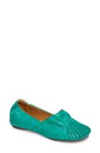 Women's Chocolat Blu Cam Ii Pleated Flat M - Blue/green