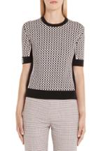 Women's Fendi Romantic Tile Pattern Sweater Us / 40 It - Pink
