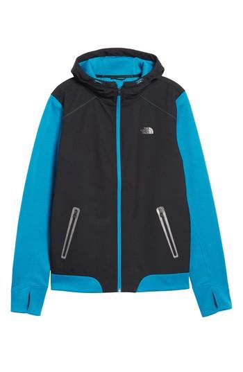 Men's The North Face Kilowatt Varsity Hooded Jacket - Black