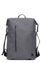 Men's Knomo London Thames Cromwell Roll Top Backpack - Grey