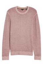 Men's Ted Baker London Lucky Trim Fit Wool Sweater (l) - Pink