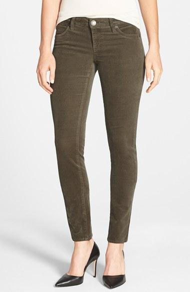 Women's Kut From The Kloth Diana Stretch Corduroy Skinny Pants - Green