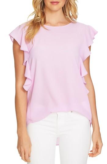 Women's Cece Cascading Ruffle Top - Pink