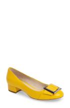 Women's Louise Et Cie 'brianna' Buckle Toe Pump M - Yellow