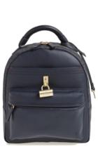 Ed Ellen Degeneres Brody Leather Backpack - Blue