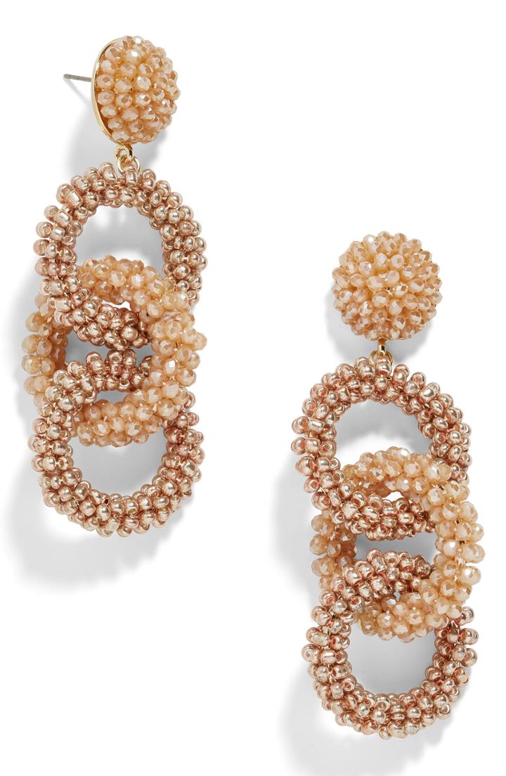 Women's Baublebar Link Beaded Drop Earrings
