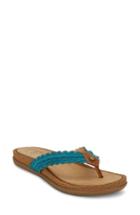 Women's G.h. Bass And Co. Samantha Thong Sandal M - Blue