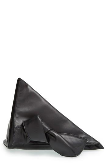 Loewe 'knot' Lambskin Clutch - Black