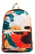 State Bags Brushstroke Slim Lorimer Water Resistant Canvas Backpack - Pink