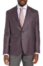 Men's Ted Baker London Kyle Trim Fit Wool Blazer R - Purple