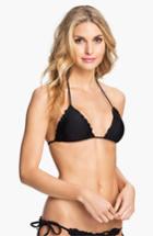 Women's Luli Fama 'wavy' Bikini Top - Black