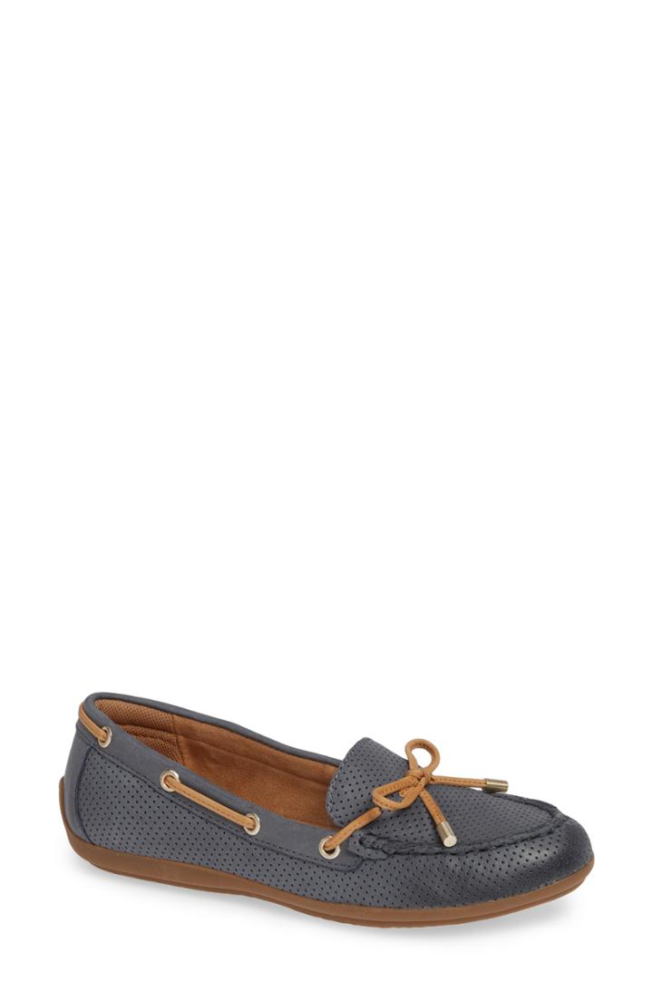Women's Comfortiva Mindy Perforated Loafer M - Blue