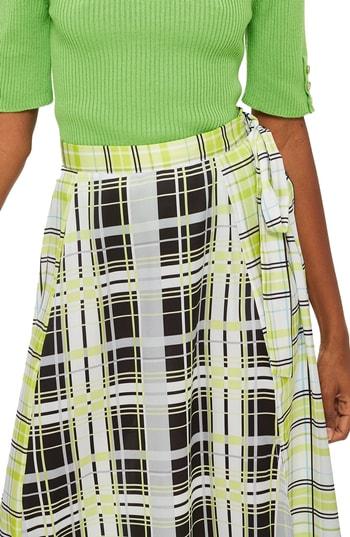 Women's Topshop Obsession Mixed Check Print Midi Skirt