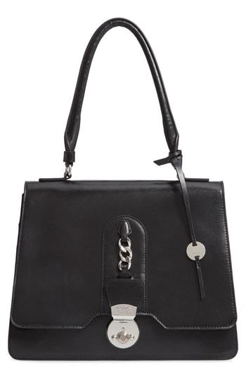 Lodis Los Angeles Rodeo Chain Rfid Justina Flap Satchel - Black