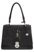 Lodis Los Angeles Rodeo Chain Rfid Justina Flap Satchel - Black