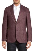 Men's Flynt Classic Fit Suede Trim Jersey Sport Coat