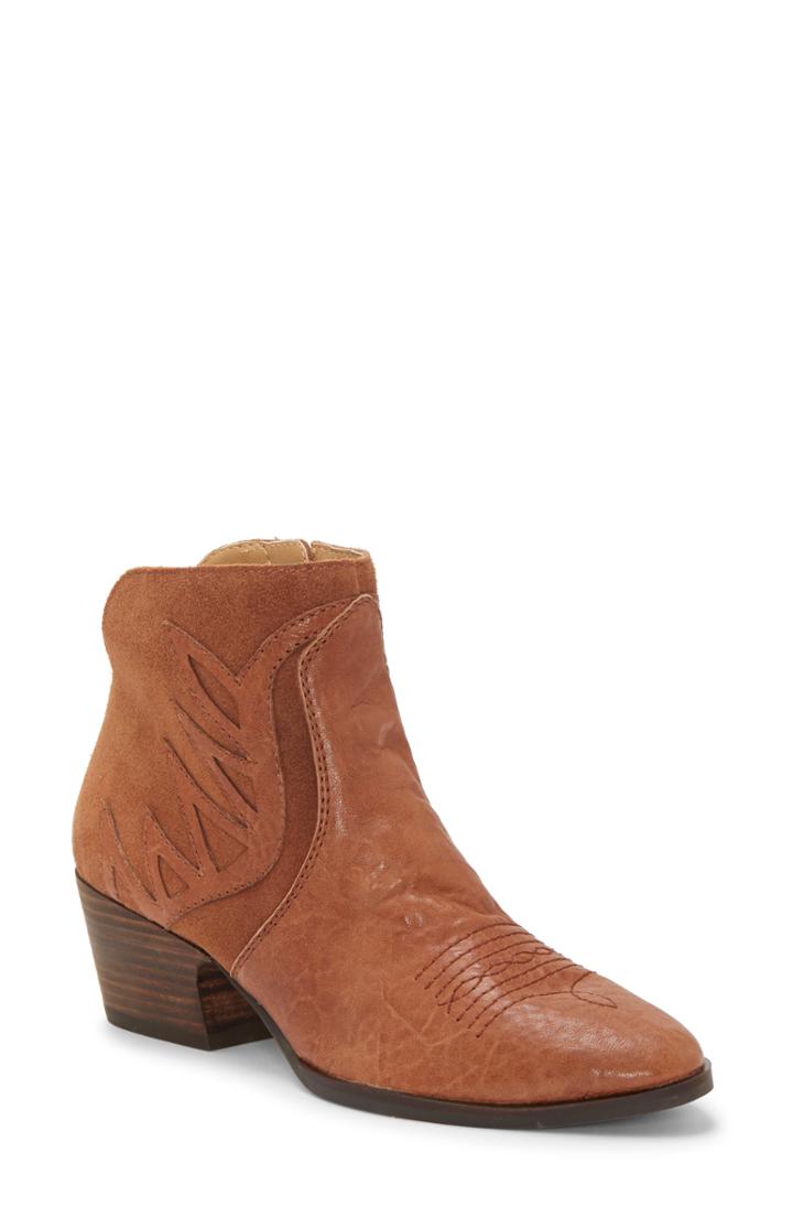 Women's Lucky Brand Idellina Bootie .5 M - Beige