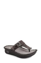 Women's Alegria 'carina' Sandal -5.5us / 35eu - Metallic