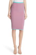 Women's Diane Von Furstenberg Fitted Jacquard Pencil Skirt - Pink