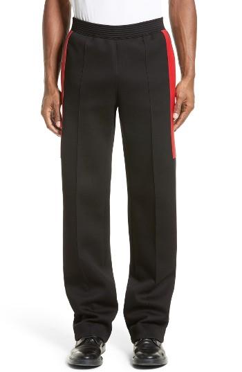 Men's Givenchy Red Neoprene Band Joggers
