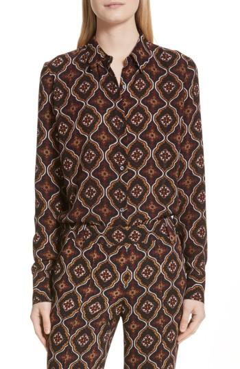 Women's A.l.c. Aubrey Print Silk Top