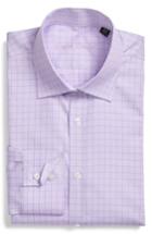 Men's English Laundry Trim Fit Check Dress Shirt .5 - 32/33 - Purple