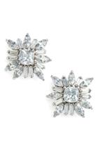 Women's Cz By Kenneth Jay Lane 'starburst' Cubic Zirconia Stud Earrings