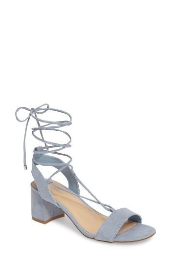 Women's Topshop Daisy Wrap Sandal .5us / 36eu - Blue
