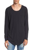 Men's The Rail Shirttail T-shirt - Black