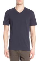 Men's Vince Pima Cotton V-neck T-shirt - Blue
