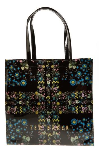 Ted Baker London Large Tanicon Unity Flag Icon Tote - Black
