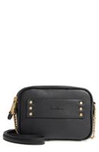 Sam Edelman Raegan Leather Camera Bag - Black