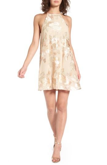 Women's Show Me Your Mumu Gomez Embroidered Shift Dress - Beige