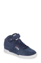 Women's Fila F-13 Premium Mid Top Sneaker M - Blue