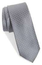 Men's 1901 Newport Dot Silk Tie, Size - Metallic