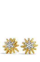 Women's David Yurman 'starburst' Mini Earrings With Diamonds In Gold