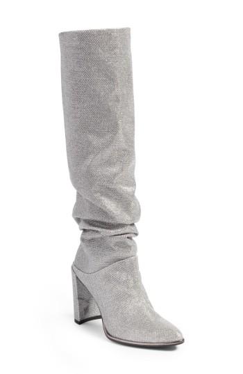 Women's Stuart Weitzman Smashing Knee High Boot M - Metallic