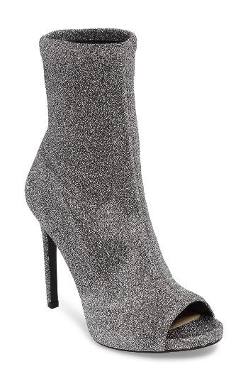 Women's Jessica Simpson Rainer Peep Toe Bootie M - Metallic