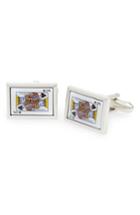 Men's Link Up 'king Card' Cuff Links