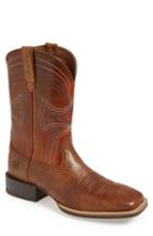 Men's Ariat 'sport' Leather Cowboy Boot M - Brown