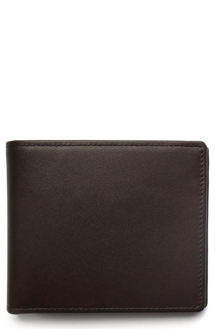 Men's Boconi 'grant' Rfid Blocker Leather Billfold - Brown