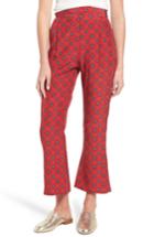 Women's Stone Cold Fox Isla Silk Crop Pants - Red